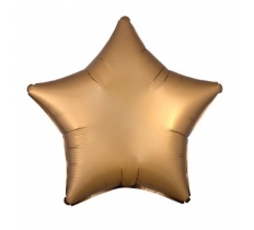 Amscan Silk Lustre Gold Star Standard Pack aged Foil Balloon