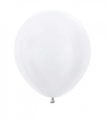 Satin Solid Pearl 18" Latex Balloons 45cm - 25 Pack