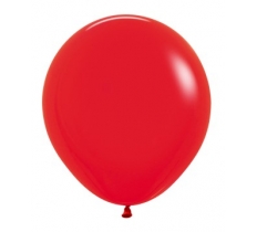 Fashion Colour Red 18" Latex Balloons 45cm 25 Pack