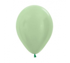 Satin Solid Green 12" Latex Balloons 30cm- 25 Pack