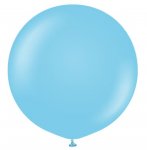 Kalisan 24" Standard Baby Blue Latex Balloons 2 Pack