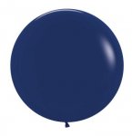 Fashion Colour Navy Blue 24" Latex Balloons 60cm 3 Pack