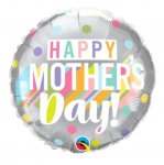 QUALATEX 18" MOTHERS DAY PASTEL DOTS BALLOON