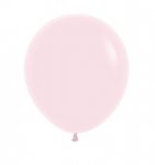 Pastel Matte Solid Pink 18" Latex Balloons 45cm - 25 PackC