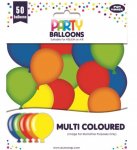 Multi Colour Balloons 50 Pack