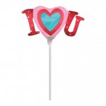 Minishape: Satin Infuse I Heart U Balloon