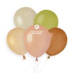 Gemar 5" Latex Balloons Gemarnaturals 50 Pack ( Assorted )