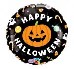 18" Halloween Pumpkin Candy Foil Balloon