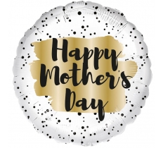 Gold Spot Happy Mothers Day Standard Foil Balloon