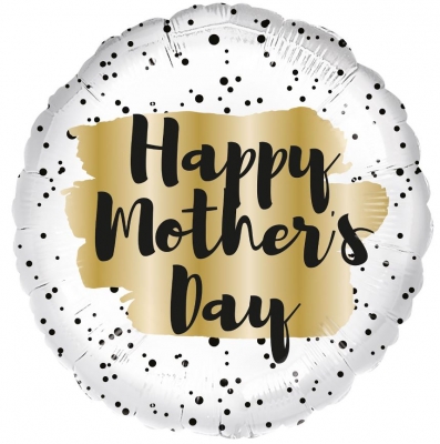 Gold Spot Happy Mothers Day Standard Foil Balloon