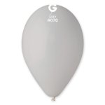 GEMAR LATEX BALLOONS GREY PK50 #070