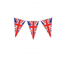 UNION JACK FLAG BUNTING 7M With 25 PENNANTS