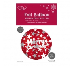 Christmas 18" Merry Xmas Foil Balloon