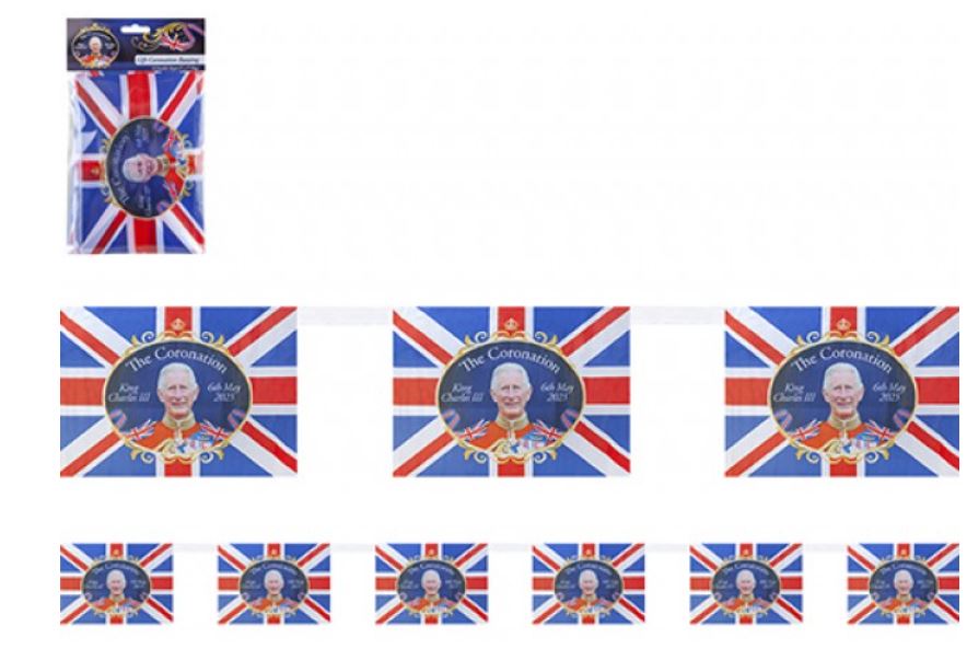 UNION JACK RAYON BUNTING 3.6 METRE - Click Image to Close