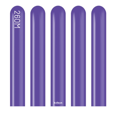 Kalisan 260 Modelling Standard Violet Balloon 100pc - Click Image to Close