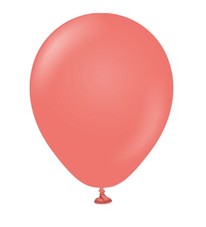 KALISAN 5" STANDARD CORAL KALISAN LATEX BALLOONS 100CT - Click Image to Close