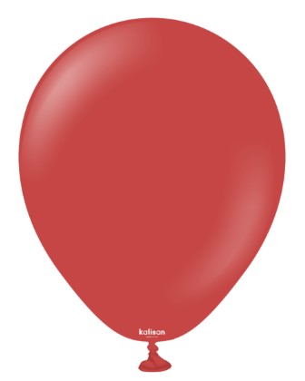 Kalisan 5" Standard Deep Red Latex Balloon 100pack - Click Image to Close
