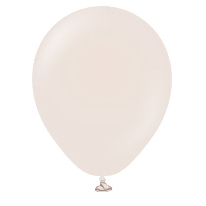 Kalisan 5" Retro White Sand Latex Balloons (100) - Click Image to Close