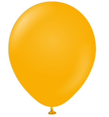 KALISAN 12" STANDARD AMBER LATEX BALLOONS 100CT - Click Image to Close