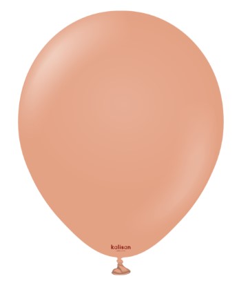 Kalisan 12" Standard Clay Pink Latex Balloon 100pack - Click Image to Close