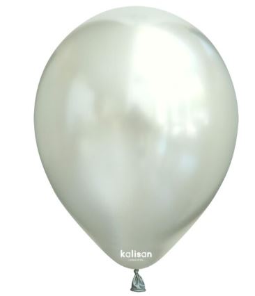 KALISAN 12" METALLIC SILVER - 100CT - Click Image to Close