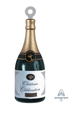 BALLOON WEIGHT FOIL CHAMPAGNE - Click Image to Close