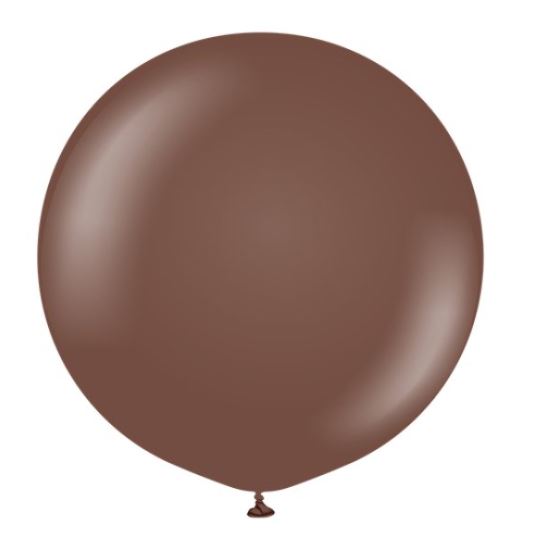 KALISAN 36" STANDARD CHOCOLATE BROWN BALLOON - 2CT - Click Image to Close