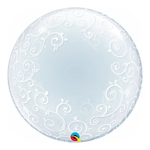 QUALATEX 24" QUALITY DECO BUBBLE FANCY FILIGREE - Click Image to Close