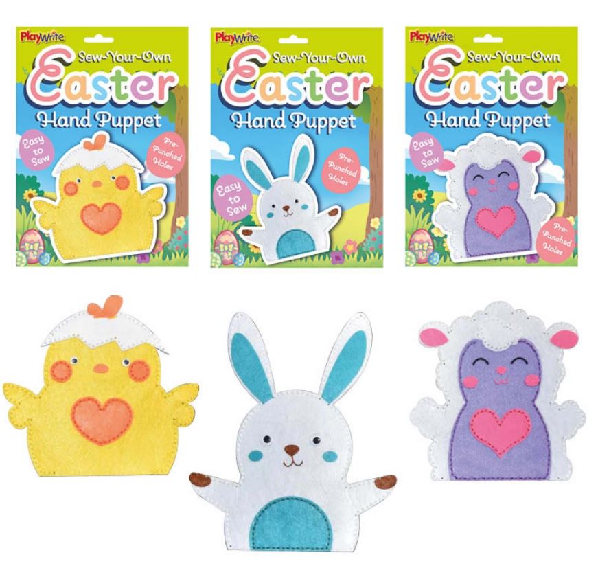 MYO EASTER HAND PUPPETS 25X18CM - Click Image to Close