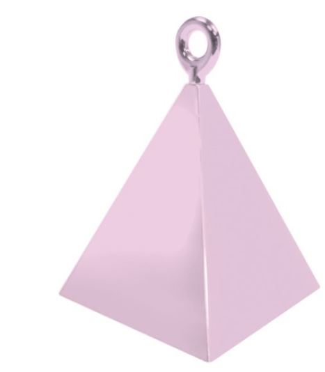 QUALATEX PYRAMID BALLOON WEIGHT PEARL PINK - Click Image to Close