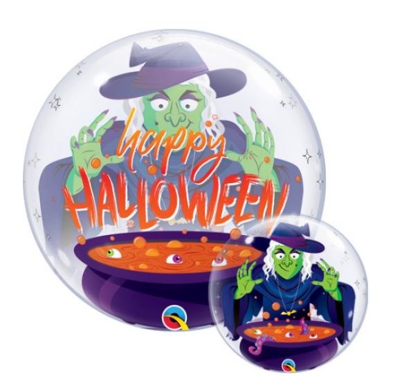 Qualatex 22" Single Bubble Halloween Balloon - Click Image to Close