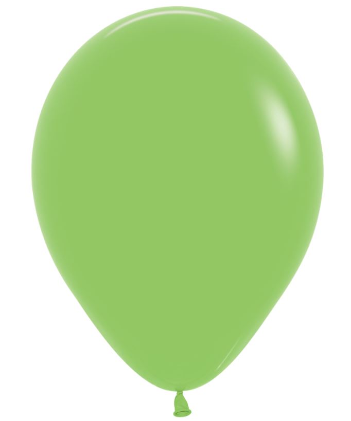 Sempertex 12" Fashion Lime Green 50 Pack - Click Image to Close