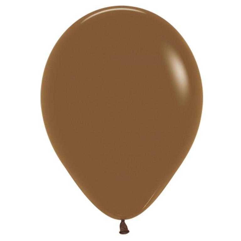 Sempertex 12" Fashion Coffee Latex Balloons 50 Pack - Click Image to Close