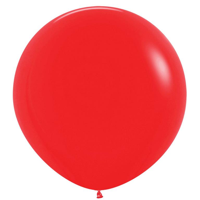 Sempertex 36" Fashion Red Latex Balloon 2 Pack - Click Image to Close
