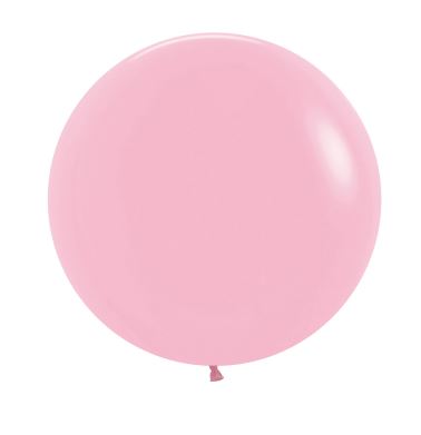 Fashion Colour Pink 24" Latex Balloons 60cm 3 Pack