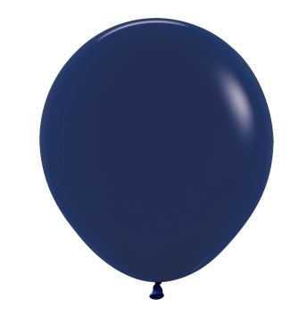 Fashion Colour Navy Blue 18" Latex Balloons 45cm 25 Pack 25pc