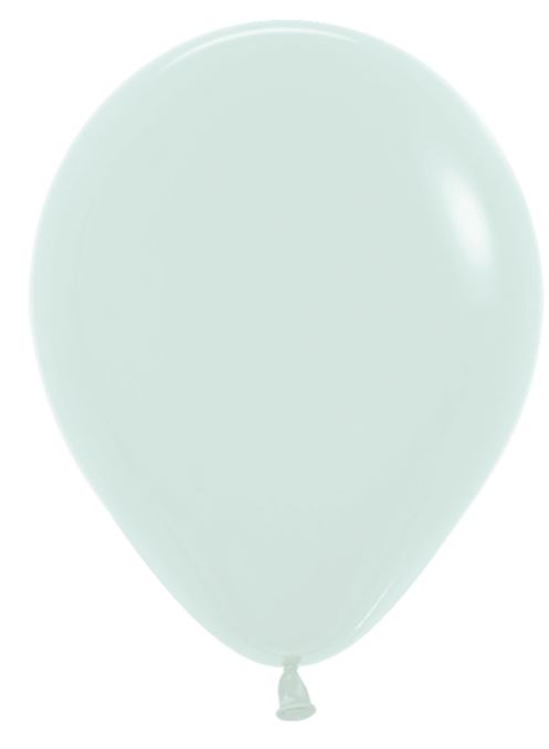 Sempertex Pastel Green 5" Latex Balloons 100 Pack - Click Image to Close