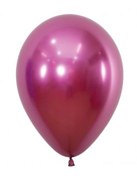 Sempertex Relfex 12" Fuchsia Pack Of 50 Balloons - Click Image to Close