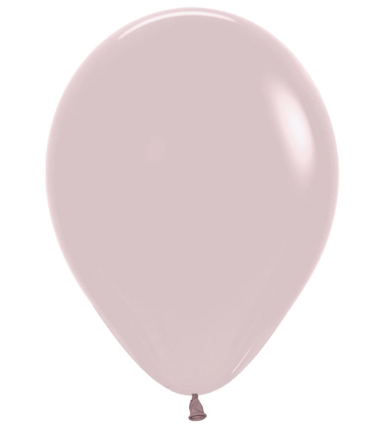 Pastel Dusk Rose 12" Latex Balloons 30cm - 50 Pack - Click Image to Close