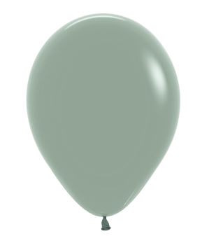 Pastel Dusk Laurel Green 5" Latex Balloons 13cm 100 Pack - Click Image to Close