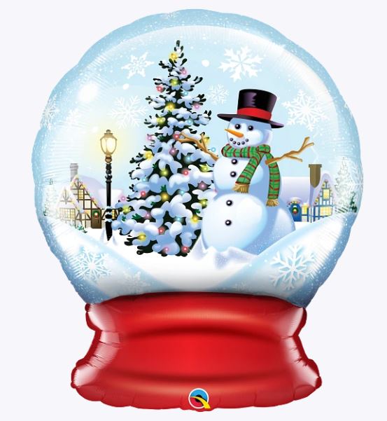 Super Shape 36" Snow Globe Balloon - Click Image to Close