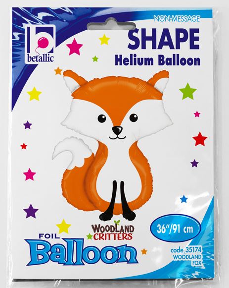 WOODLAND FOX 36" BALLOON - Click Image to Close