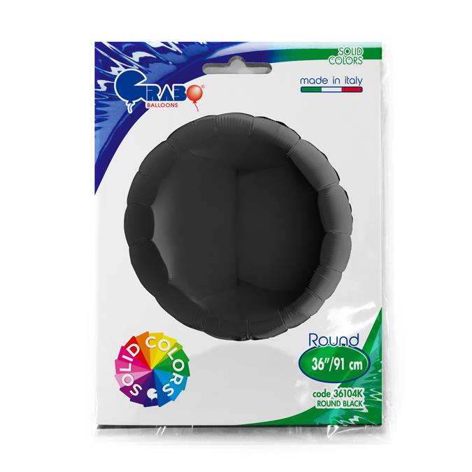 Grabo Round 36inch Black Single Pack - Click Image to Close