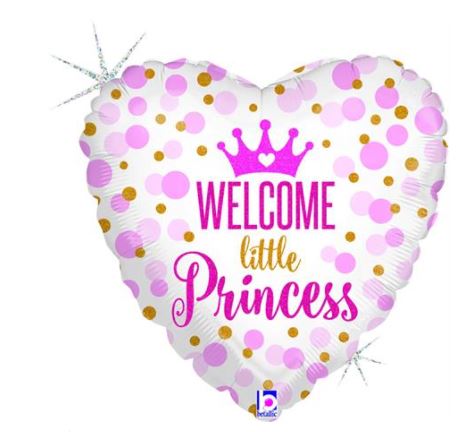 GLITTER BABY PRINCESS 18" SINGLE PACK - Click Image to Close