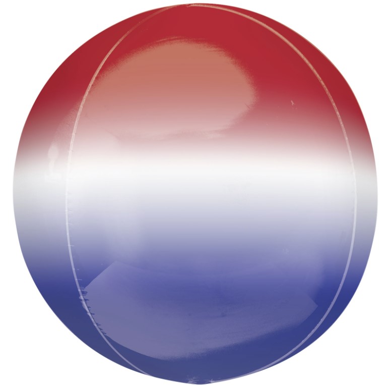 OMBRE RED WHITE & BLUE ORBZ - Click Image to Close