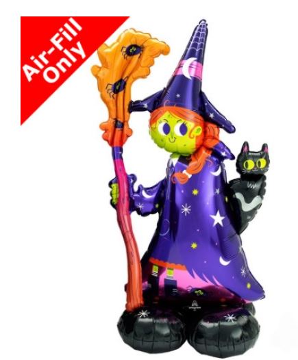 Airloonz Scary 55" Witch Balloon - Click Image to Close