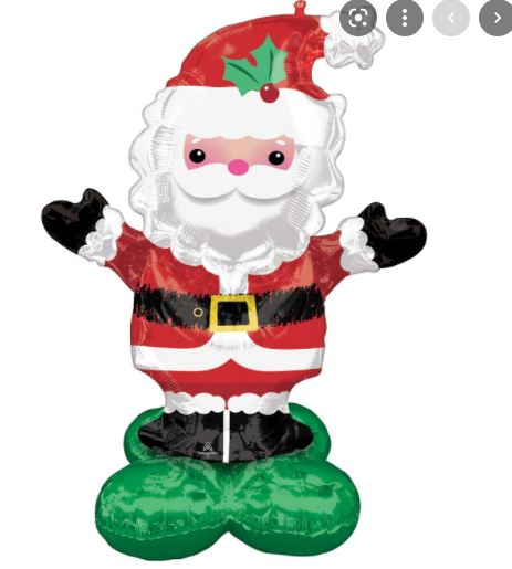 Air Loonz Christmas 53" Santa Balloon - Click Image to Close