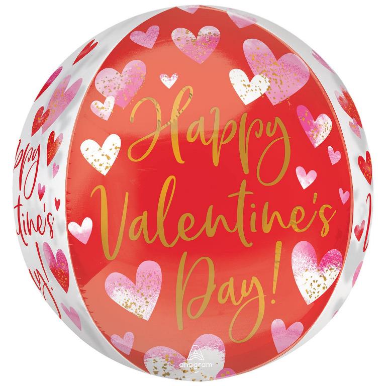 WATERCOLOR HAPPY VALENTINES DAY BALLOON - Click Image to Close