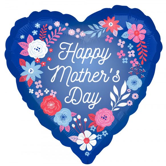 Happy Mothers Day Florals Balloon - Click Image to Close