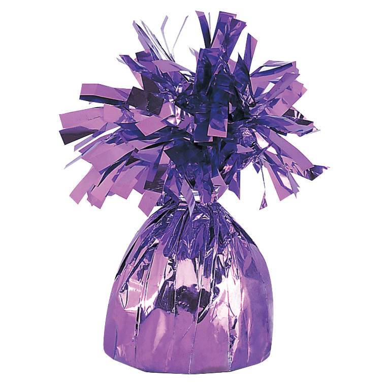 FOIL BALLOON WEIGHT LAVENDER - Click Image to Close